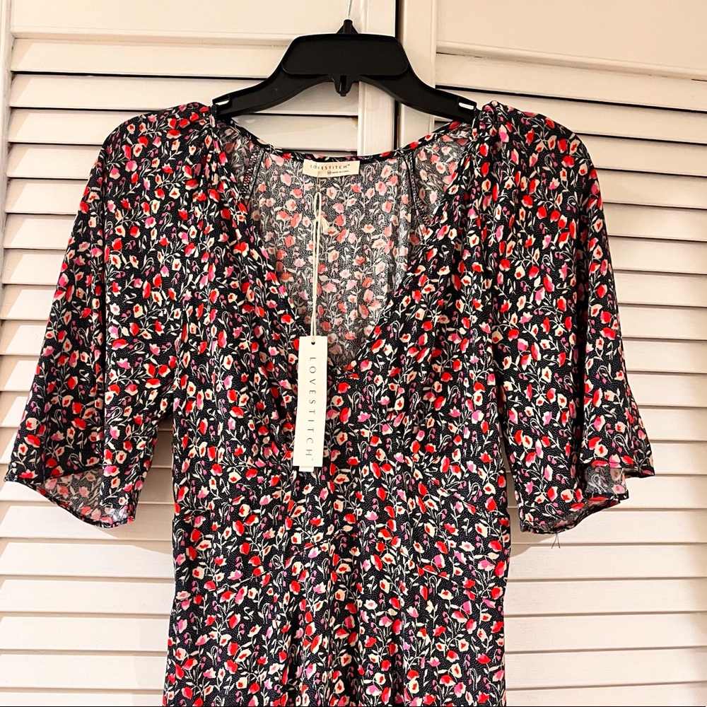 Love stitch maxi dress